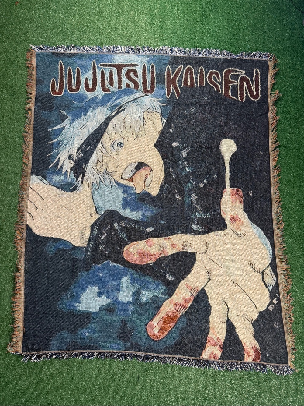 Jujutsu Kaisen Gojo Woven Tapestry Blanket